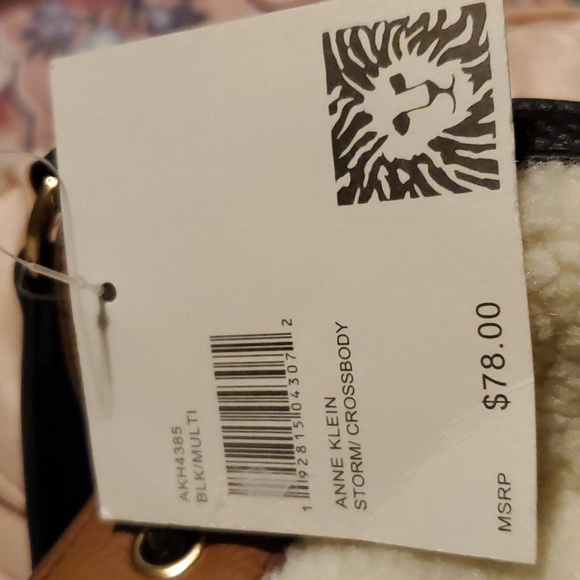 ANNE KLEIN STORM/CROSSBODY PURSE NWT - Picture 4 of 11